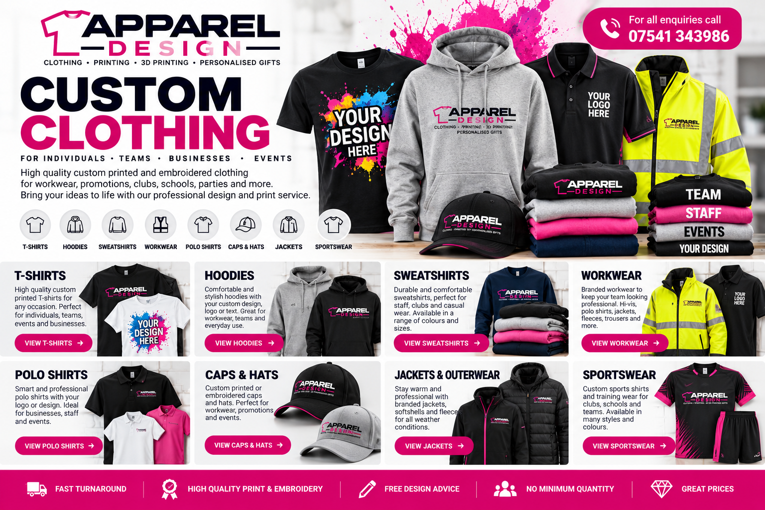 Apparel Design Clothing products and services